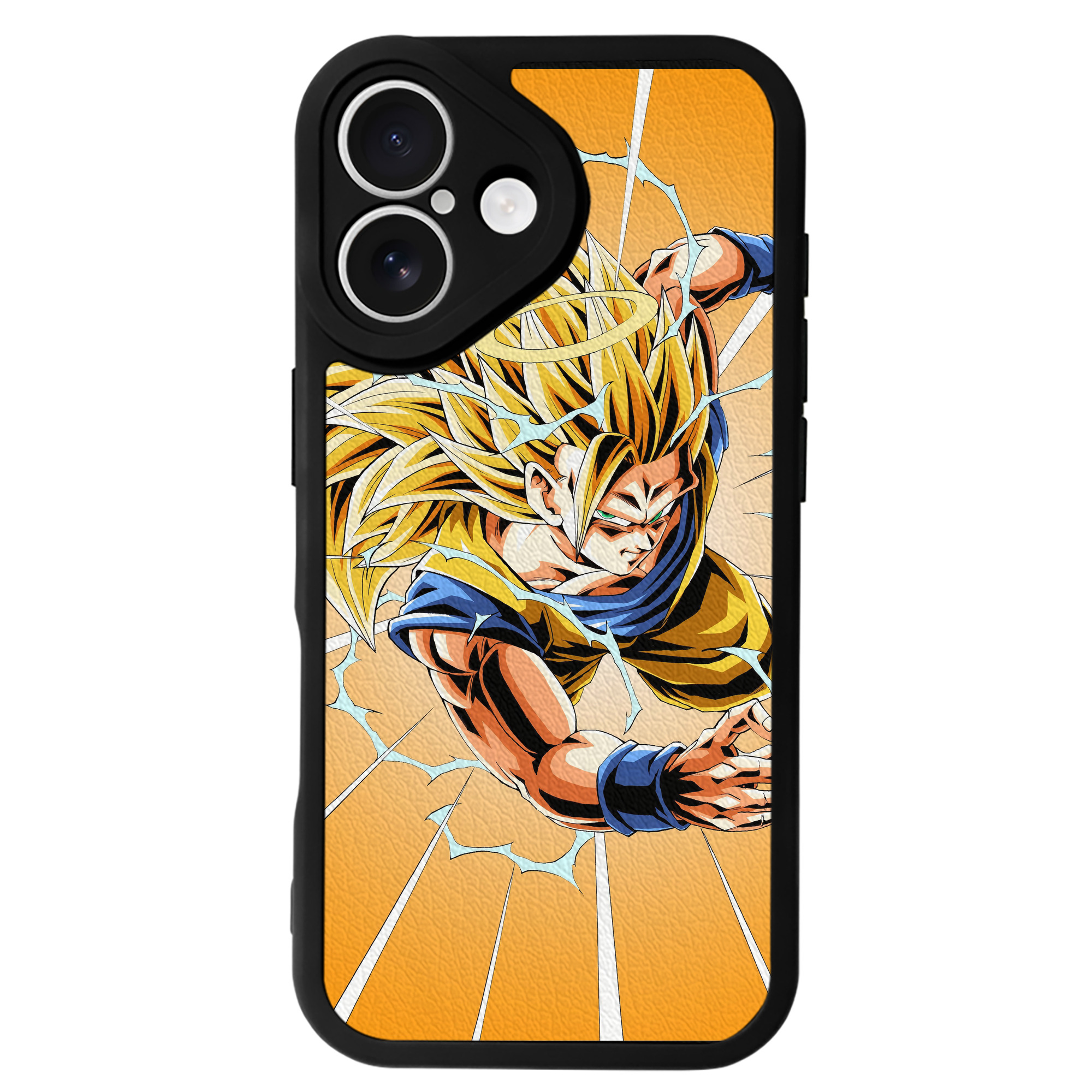 （画像用） ドラゴンボール DRAGON BALL 【iPhone 16シリーズ対応】シリコンスマホケース（レザー調） 材質：シリコン